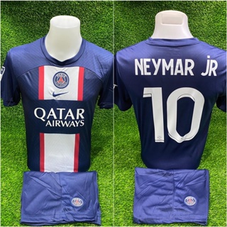 NOW เสื้อชุดกีฬา Paris มีเบอร์กับชื่อ ชุดฟุตบอล รุ่นใหม่ล่าสุด 2022/2023 ชุดสโมสร (เสื้อพร้อมกางเกง) ราคาถูก