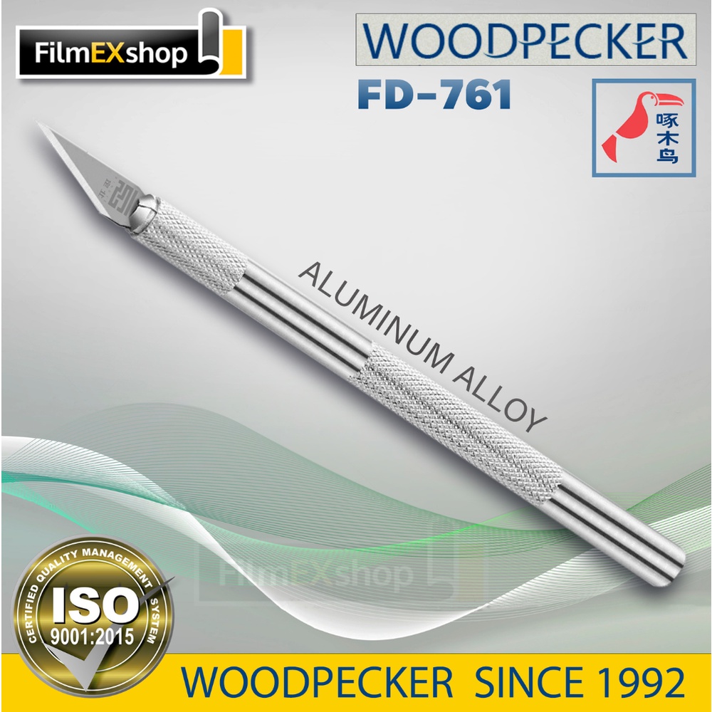 คัตเตอร์อเนกประสงค์ มีดคัตเตอร์ คัตเตอร์ คัตเตอร์แกะสลัก WOODPECKER FD-761