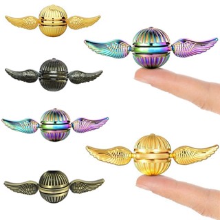 Golden Snitch Fidget Spinner โลหะ หมุนได้ ของเล่นบรรเทาความเครียด สําหรับเด็ก และผู้ใหญ่