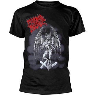 Lint9 [พร้อมส่ง] เสื้อยืดแขนสั้นลําลอง ผ้าฝ้าย 100% พิมพ์ลาย Razamataz Morbid Angel Gargoyle พลัสไซซ์ ของขวัญวันเกิด ส