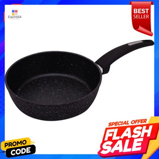 เบสิโค กระทะอะลูมิเนียมทรงลึก รุ่น Lava Granite Series ขนาด 28 ซม. สีดำBESICO Aluminum Frying Pan Lava Granite Series Si