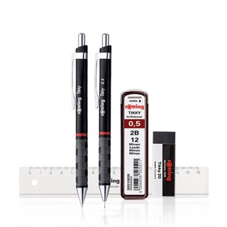 rOtring Smart Set Mechanical Pencil 0.5 mm. รอตริงสมาร์ทเซ็ท ชุดคู่หู ดินสอกดและปากกาลูกลื่นรอตริง คละสี