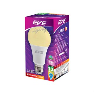 หลอด LED EVE A60 SUPER SAVE 13 วัตต์ WARMWHITE E27