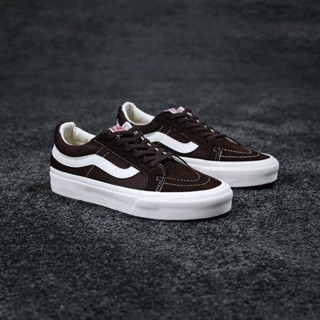 Vans Sk8-Low "Retro Brown" รองเท้าผ้าใบลําลอง ข้อสั้น สําหรับผู้ชาย ผู้หญิง