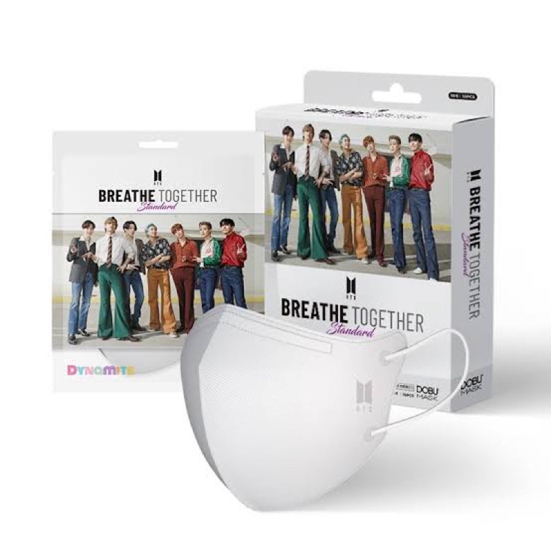 [BTS] พร้อมส่ง หน้ากากอนามัย BREATHE TOGETHER Standard ของแท้เกาหลี DOBU MASK