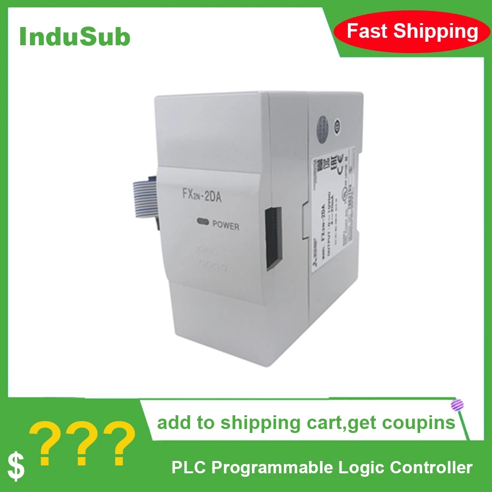 ใหม่ FX2N-2AD FX2N-2DA PLC โปรแกรม Logic Controller plc Analog to Digital โมดูล