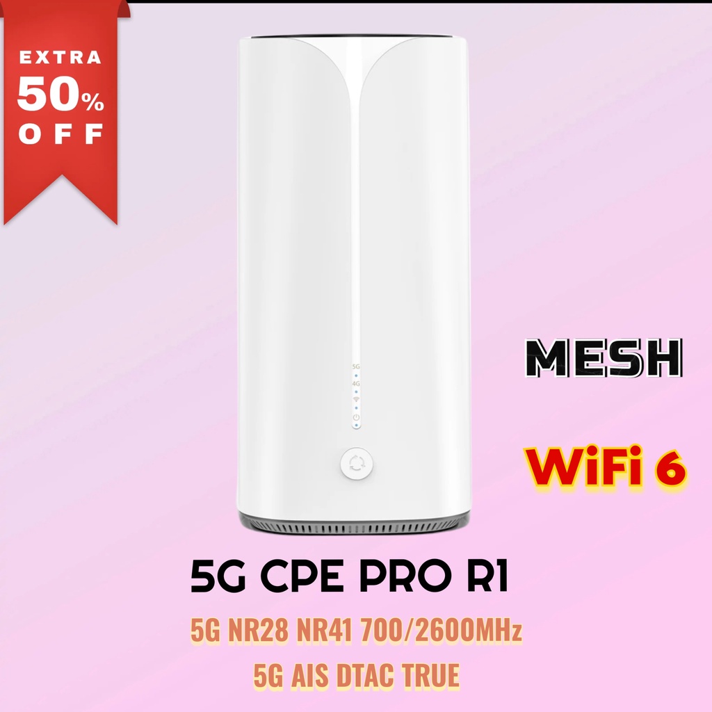 5G CPE PRO SE 2 MESH WiFi 6 เราเตอร์ ใส่ซิม รองรับ 5G 4G 3G AIS,DTAC,TRUE,NT  High-Performance