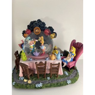 Disney Alice in wonderland snowglobe หายาก