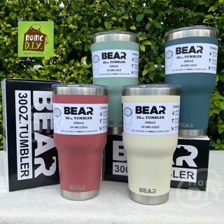 BEAR  แก้วเก็บความเย็นขนาด 30 OZ  สีพาสเทลสวยๆ