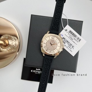 👑ผ่อน0%~แท้100%👑 นาฬิกาข้อมือ สายยาง Coach Ladies Boyfriend 14503980