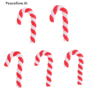 Peacellow โมเดลต้นคริสต์มาสจิ๋ว สีแดง สีขาว สําหรับตกแต่งบ้านตุ๊กตา 20 ชิ้น