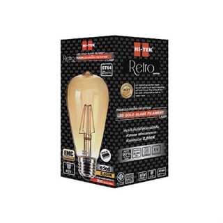 หลอด LED HI-TEK FILAMENT EDISON 6 วัตต์ WARMWHITE E27