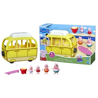 Peppa Pig - Peppas Adventures Beach Campervan Vehicle Preschool Toy