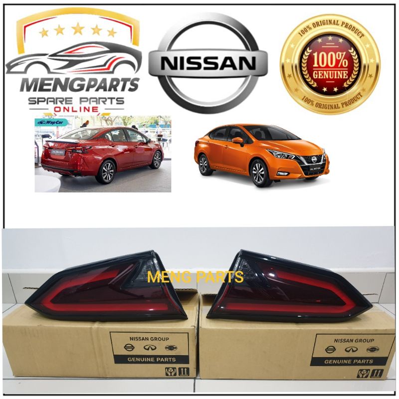 NISSAN ALMERA N18 TURBO 2019Y-2022Y TAIL LAMP *IN BONNET* LAMPU BELAKANG DI BONET RH-26540-5EK0A LH-
