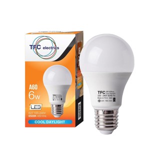 TFC หลอด LED 6W E27 COOL DAYLIGHT