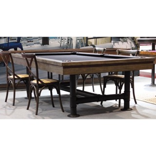 The LOFT Rustic Dining Pool Table 8ft