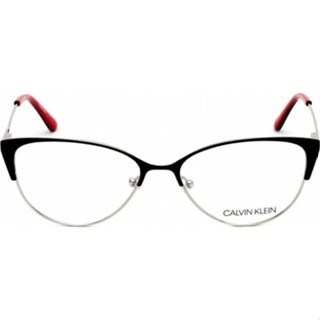 กรอบแว่นสายตา CALVIN KLEIN-CK18120 001 Cateye Eyeglasses Satin Black ของแท้100%