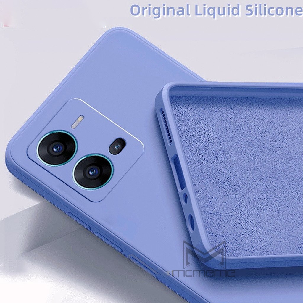 เคสซิลีโคน มีผ้ากำมะหยี่รอง สำหรับ VIVO V40 V30 V29 V29e V25 V25e V27e V27 V23e V23 V21 V19 V20 Se Pro