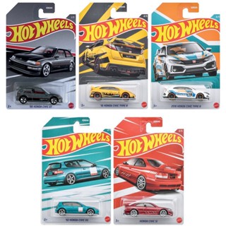 [พร้อมส่ง] รถเหล็ก HOTWHEELS ของแท้ Honda Civic Series (2022) (Set 5 คัน)HW2022_#GDG44SET