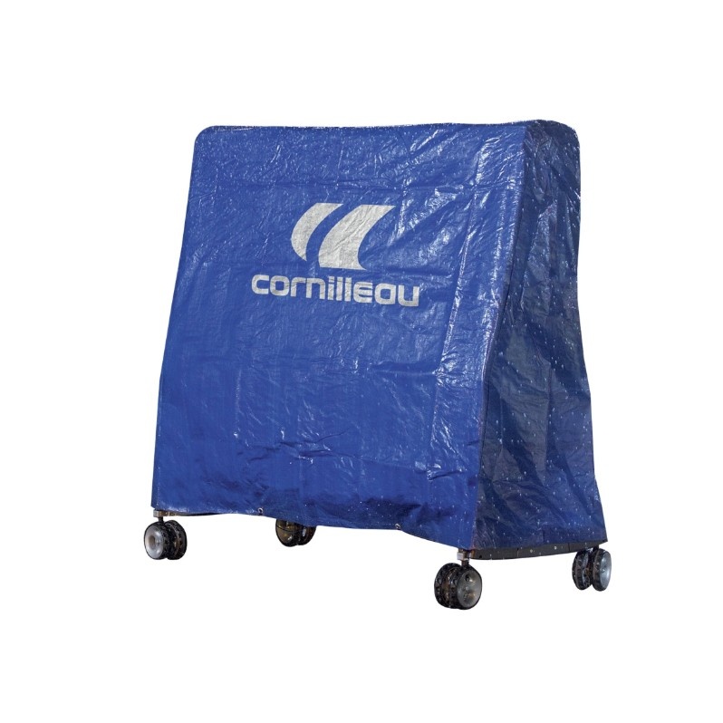 [ของแท้] Cornilleau ผ้าคลุมโต๊ะปิงปองแบบมีล้อ PVC สำหรับในร่มและกลางแจ้ง กันน้ำ กันฝุ่น กันรอย มีสีน้ำเงิน และสีเทา