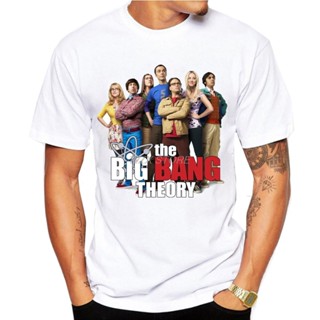 เสื้อยืดผ้าฝ้าย เสื้อยืดลําลอง แขนสั้น พิมพ์ลาย Sheldon Cooper Penny The Big Bang Theory สไตล์คลาสสิก สําหรับผู้ชาย EPpe