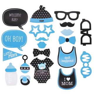 พร็อบถ่ายรูป Baby Shower (Boy) Photo Booth Prop