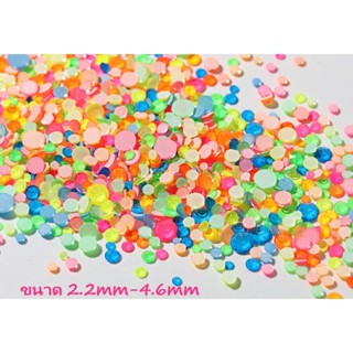 SKU-00463 เพชรสีนีออน (คละสี,คละไซส์)