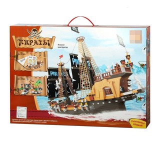 ProudNada Toys ของเล่นเด็กชุดตัวต่อเลโก้เรือโจรสลัด(กล่องใหญ่สุดคุ้ม)PIRATES 840 PCS 27004