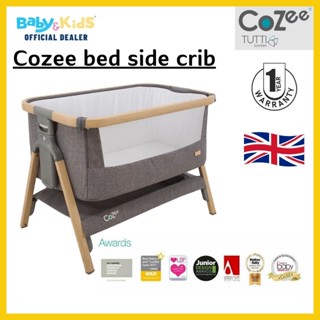 Cozee Bed side crib Tutti Bambini เตียงนอนเด็กสำหรับวางข้างเตียง (แบบไม่โยก /แบบโยกได้)โปรเริ่มต้น 9,900.- ขึ้นไป