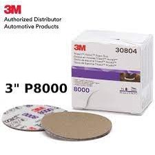 3M 30804 กระดาษทราย Trizact ขนาด 3 นิ้ว เบอร์ 8000 (15 ชิ้น/กล่อง)