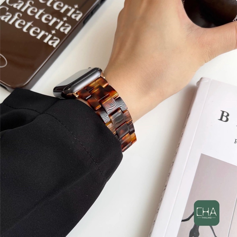 สายหินอ่อน  ใช้ได้กับ for  watch10 9 8 7 6 SE 5 4 3 2 1   ขนาด 38/40/41/42/44/45/46/49มม strap