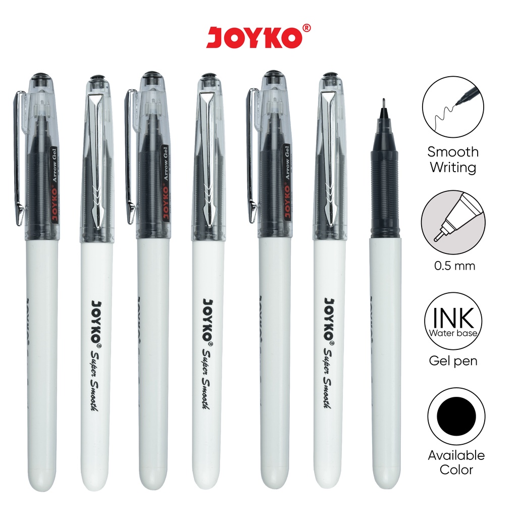 ปากกาเจล Joyko GP-289 Arrow Gel Pen 0.5 mm
