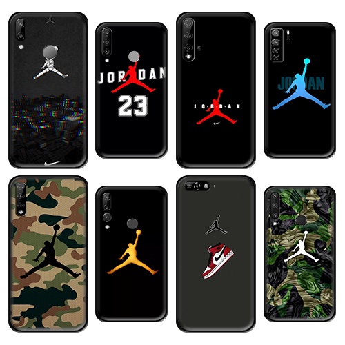 Huawei Y6P P30 P40 Pro Lite jordan Fashion Protection Cover เคสโทรศัพท์สีดําแบบนุ่ม
