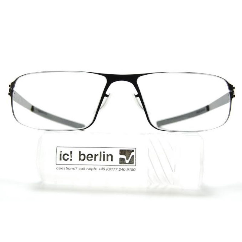 แว่นตา ic berlin รุ่น Anthony สีดำไหม้ ของแท้100% มือสอง