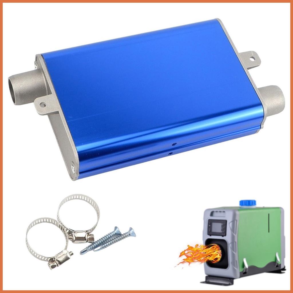 Muffler Silencer 24 มม.อัพเกรดดีเซล Muffler พร้อม Clamp และสกรูเครื่องกําเนิดไฟฟ้า Muffler Silencer 