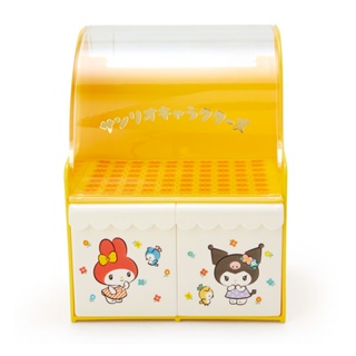 กล่องลิ้นชักเล็ก สำหรับเก็บของบนโต๊ะทำงาน Yellow ลาย Sanrio Characters mx / Sanrio Characters