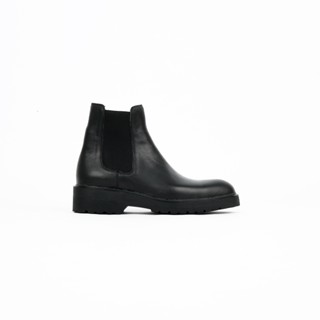 Moonlife Armando boots #A911 - Black nappa รองเท้าหนังแท้