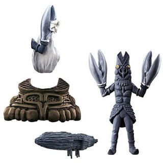 (เหลือ1ชิ้น) 643764 Gashapon ultraman HGX Tsuburaya Pro2-Baltan+part set2 ได้ครบ 2 แบบ