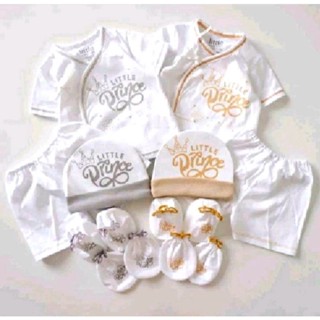 Sale 9.9 พร้อมส่ง ชุดเด็กแรกเกิด หมวก ถุงมือถุงเท้า cotton 100% งานผลิตในไทย
