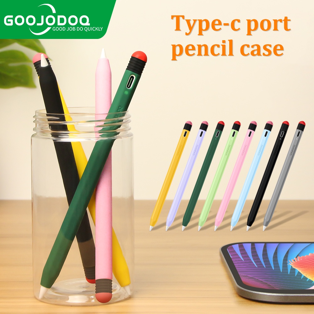 GOOJODOQ สไตลัสกรณี stylus ซิลิโคนสำหรับ lpad ดินสอ 1 2 และ GD9 GD10 GD11 GD12 GD13