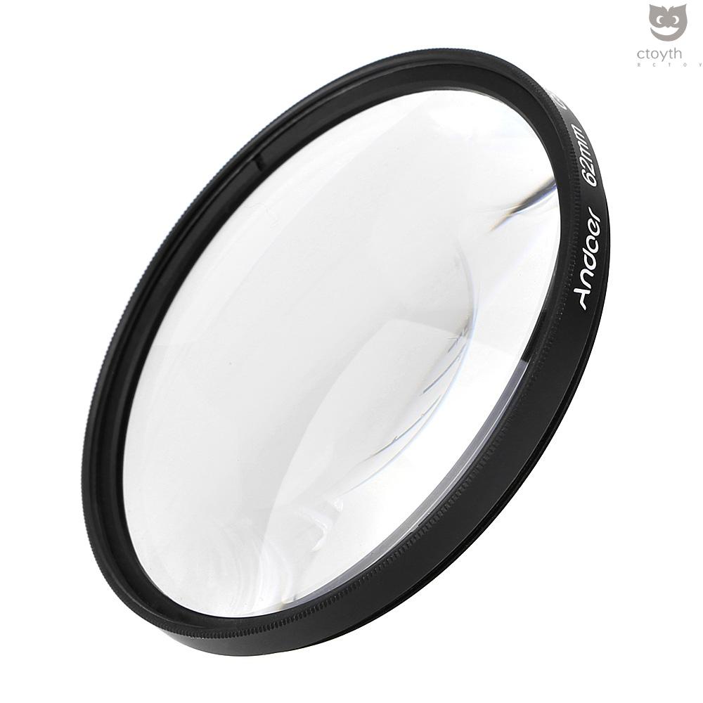 Andoer ชุดฟิลเตอร์กรองแสง UV CPL+Close-Up+4 +Star 8-Point 62 มม. สําหรับ Macro Close-Up Star 8-P #8