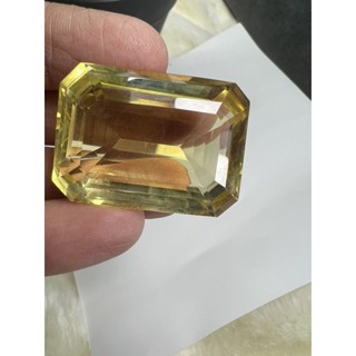 yellow Hydrothermal quartz 30x24mm weight 73 carats 1 pieces