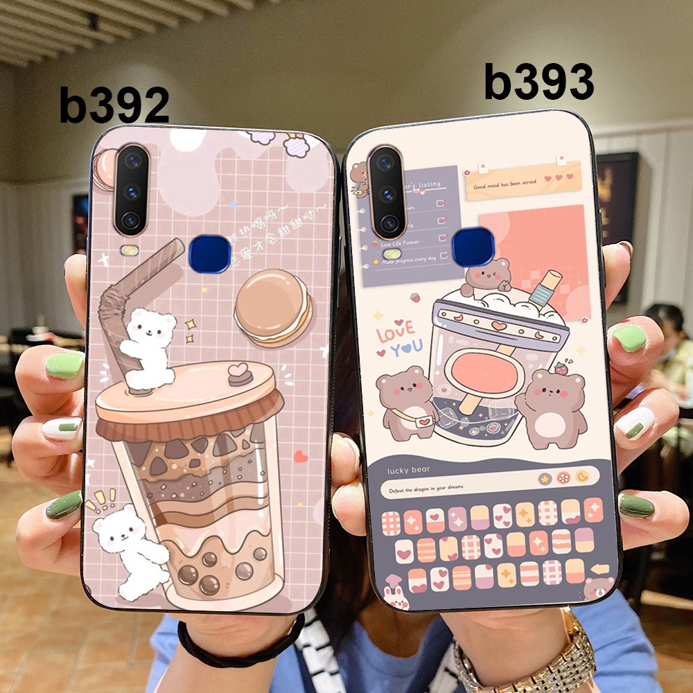 ชานมสไตล์วัยรุ่น vivo y15 / vivo y17 เคสโทรศัพท์