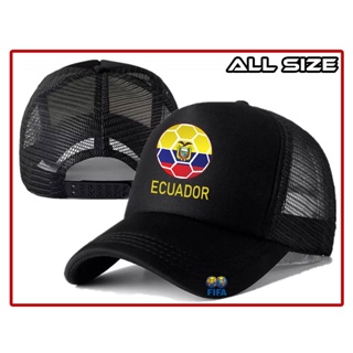 หมวกฟุตบอล พิมพ์ลาย World Cup Qatar 2022 ECUADOR FC Trucker Hat DTF ECUADOR FC สําหรับผู้ชาย