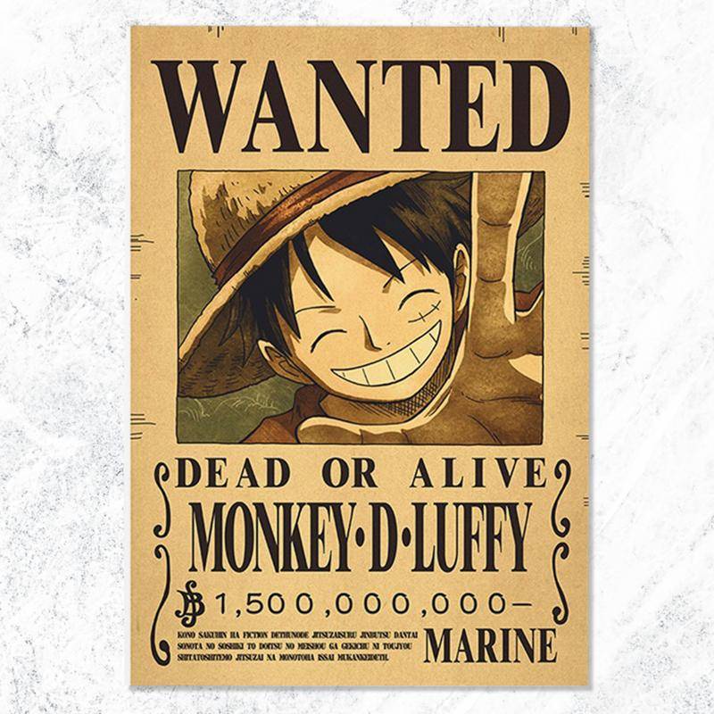 โปสเตอร์ One Piece 1.5 พันล้าน LUFFY One Piece 28.5x42 ซม. (ขนาดกระดาษ A3)