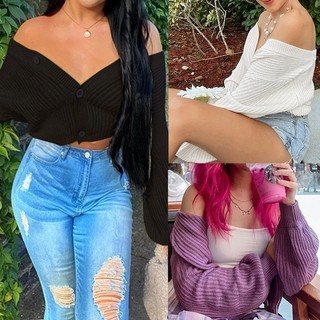 Buy 1 Take 1 Kily.Ph Plus Size Cardigan Blazer for Women Waffle Knit Removable Button Tops 6A0221