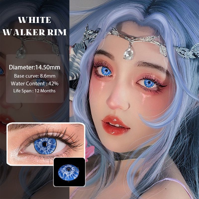 พร้อมส่งในไทย คอนแทคเลนส์คอสเพลย์ รายปี gojo jujutsu kaisen รุ่นwhite ...