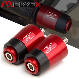 MOW จัดการบาร์รถจักรยานยนต์ CNC Handlebar Grips End Handle ปลั๊กหมวกสำหรับ KAWASAKI Z400 Z750 Z800 Z900 Z900RS Z1000 Z10