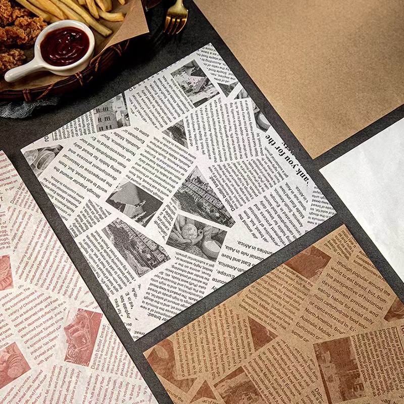 กระดาษรองอบขนม 100แผ่น/ชุด รองอาหาร เบเกอรี่ และห่ออาหาร food grade bakingpaper S.H.PLUS