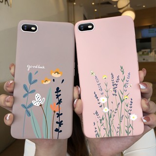 เคสโทรศัพท์มือถือ ซิลิโคนนิ่ม TPU ผิวด้าน กันกระแทก ลายไดโนเสาร์มอนสเตอร์ ดอกไม้น่ารัก สําหรับ Oppo A1k Realme C2 OppoA1K A1k C2